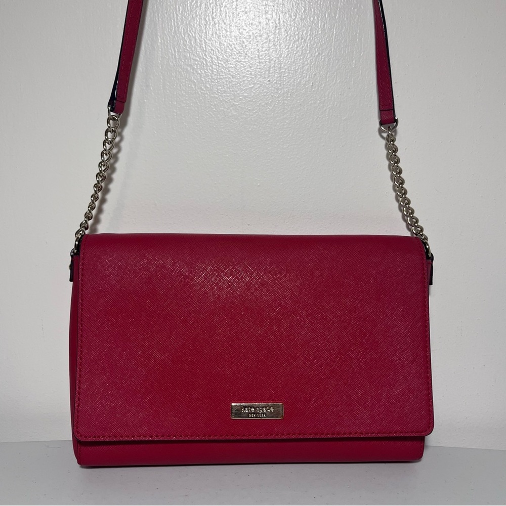 Kate Spade New York Tilden Place Alek Red Leather Crossbody